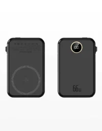 10 000 mAh powerbankas su integruotais kabeliais