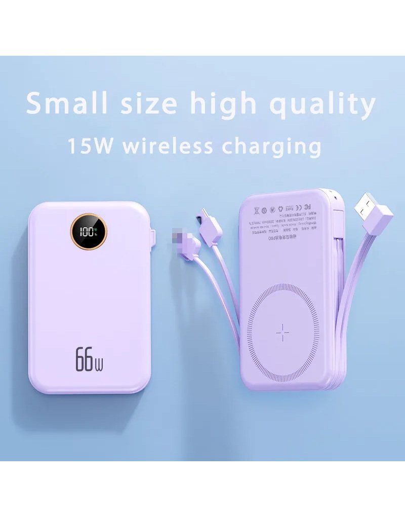 10 000 mAh powerbankas su integruotais kabeliais 3 10000mah power bank Ireland 6