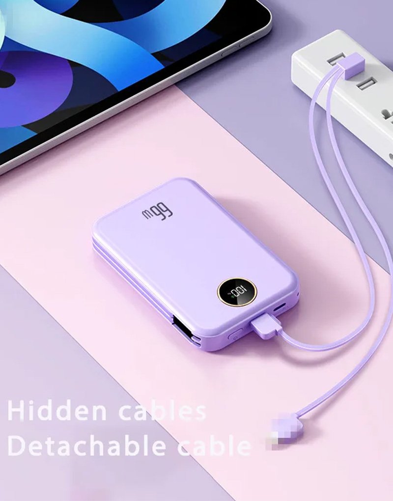10 000 mAh powerbankas su integruotais kabeliais 6 10000mah power bank Ireland 9