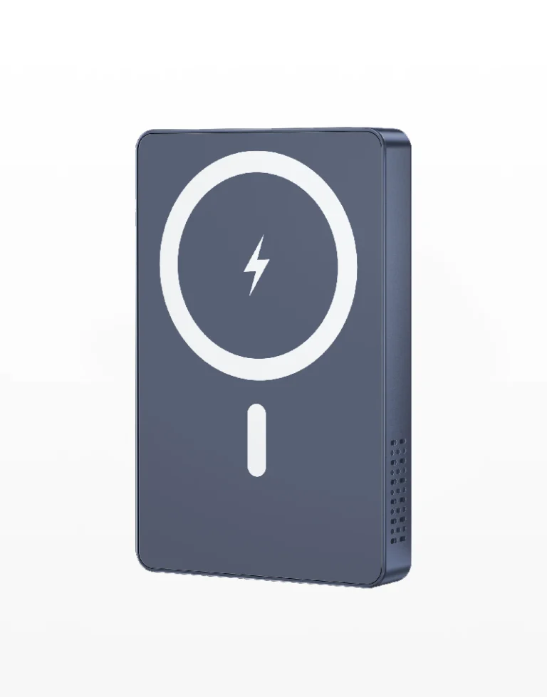magnetic power bank 10000mah with cooling fan Blue
