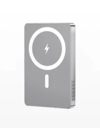 magnetic power bank 10000mah with cooling fan gray